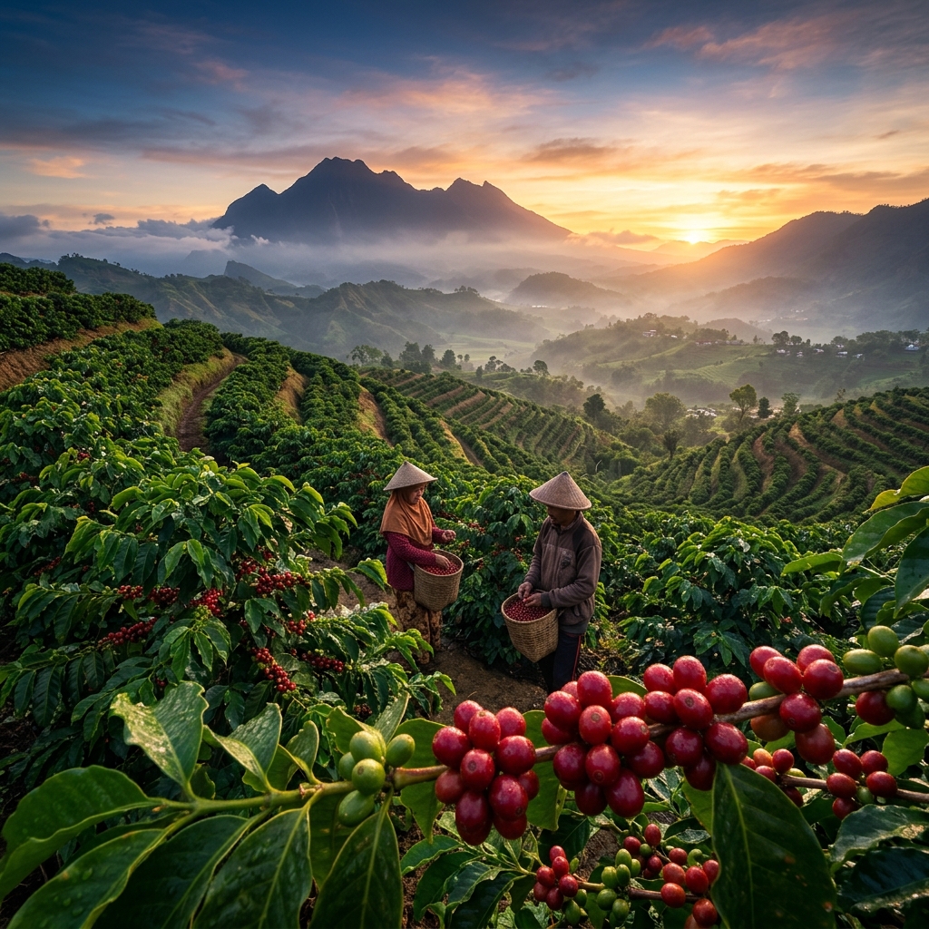 Gayo Coffee Plantation Aceh